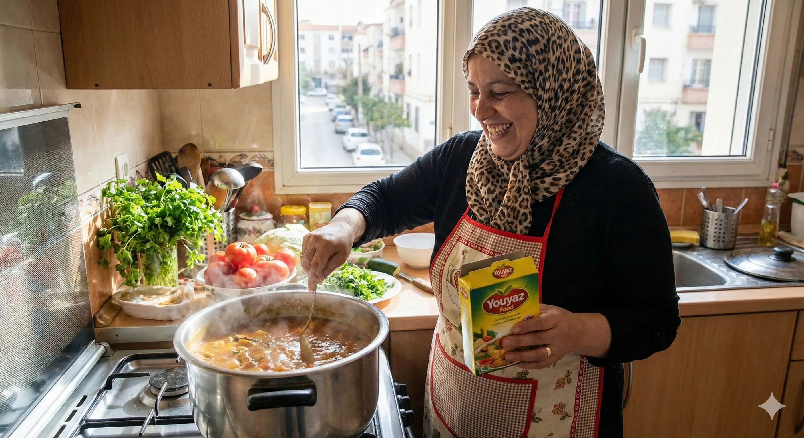 Algerian Woman Cooking